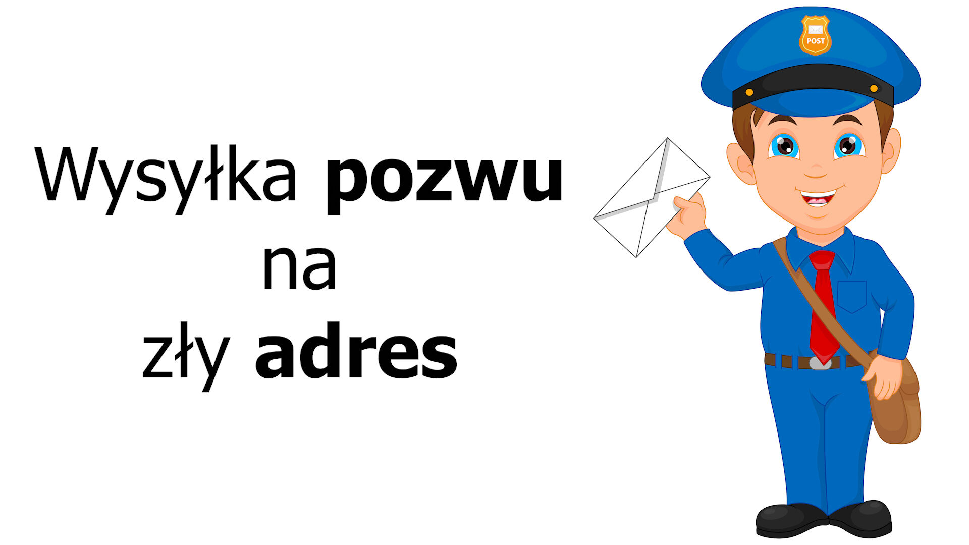 Wysyłka pozwu na zły adres